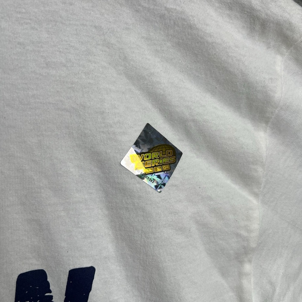 Vintage Y2K Red Sox 2004 World Series Champions M Shirt Now I Can Die In Peace - Picture 4 of 8